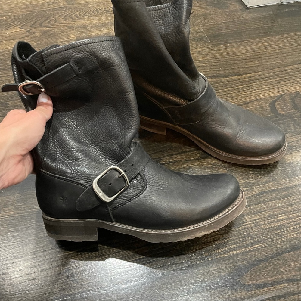 Frye Moto Boots